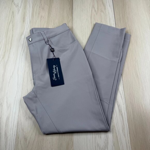 State And Liberty Mens Light Gray Athletic Fit Stretch Tech Chino Pants Size 34 - Picture 1 of 12